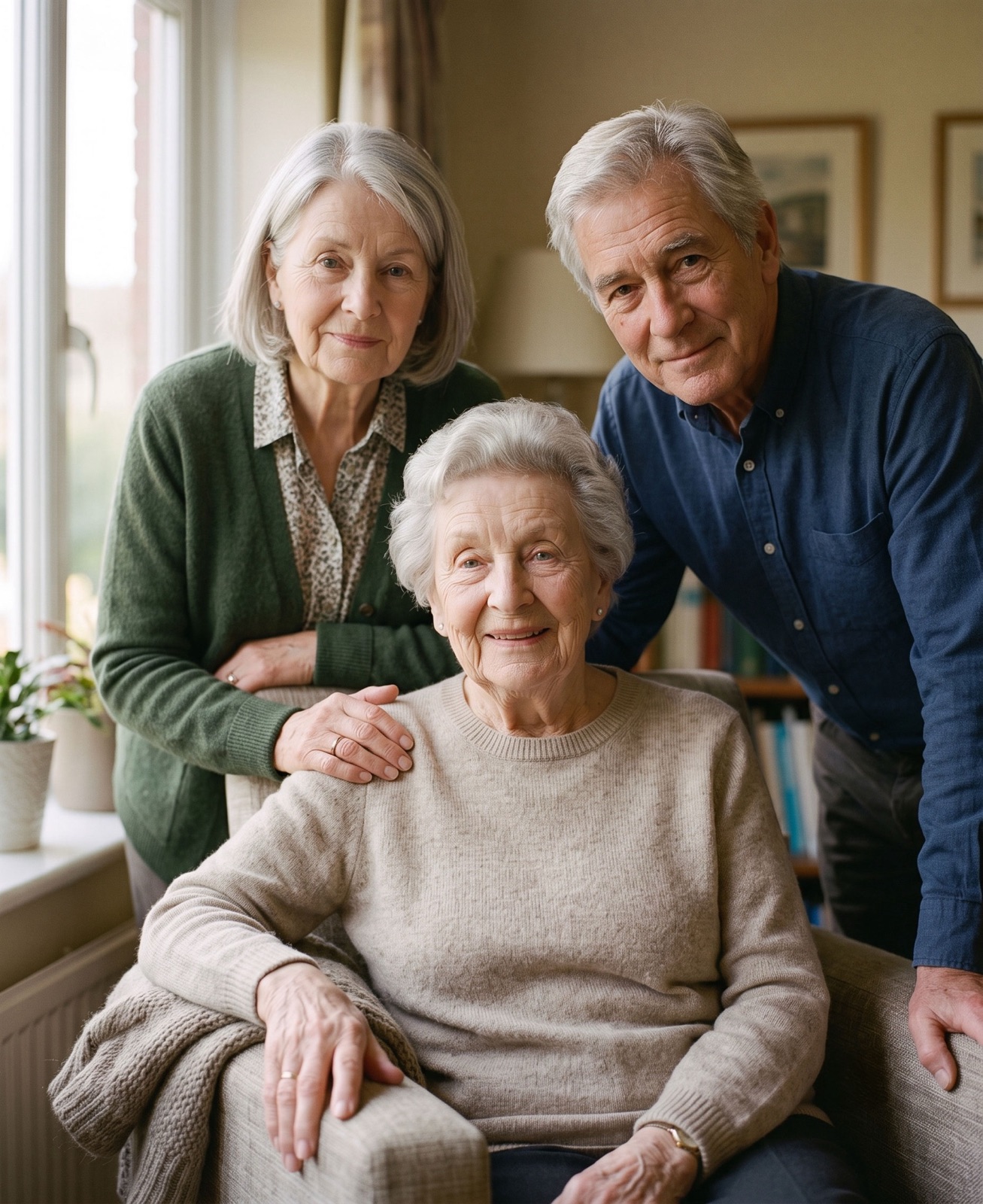 Her children: Nancy & Tommy