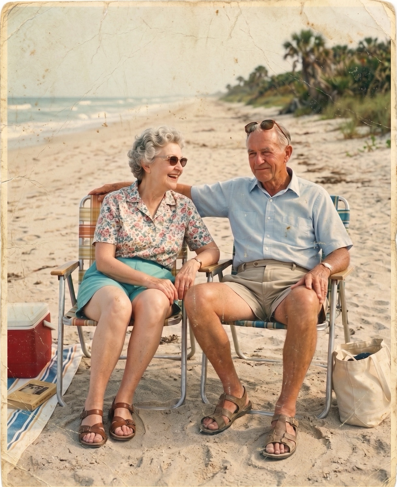 Eleanor & Tom, Vero Beach, 1980s.